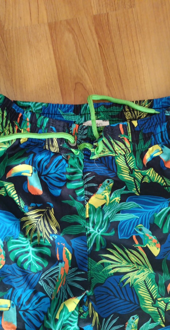 Koton Renkli Tropikal Desenli Erkek Çocuk Mayo - Görsel 3