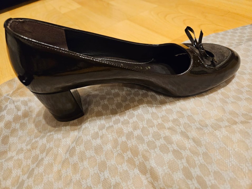 Tergan Kahverengi Gerçek Deri Parlak Kadın Ayakkabı - Görsel 3