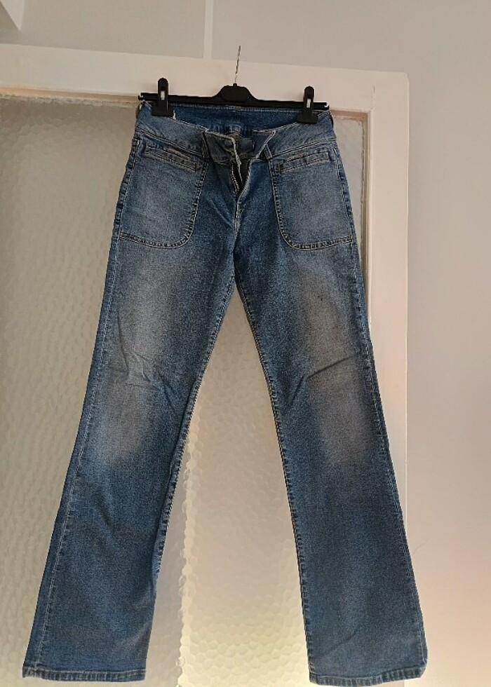 Lacoste Marka Kadın Jean Pantolon - Görsel 2