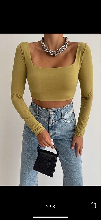 Trendyol & Milla Crop bluz