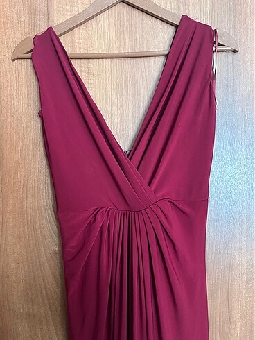 Bordo elbise