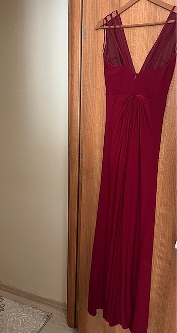 36 Beden bordo Renk Bordo elbise