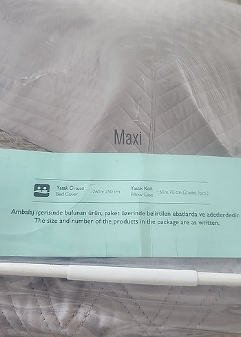 Gri Düz Desenli Yatak Örtüsü - Görsel 4