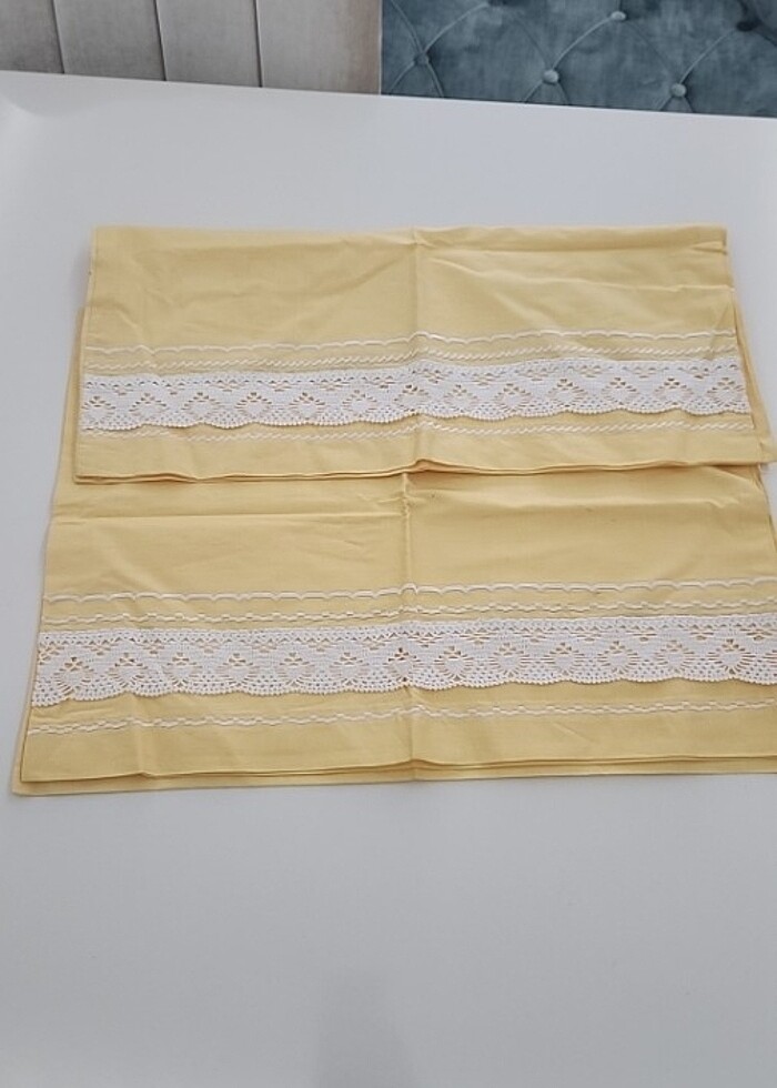 Dantelli yastık kilifi - Görsel 3