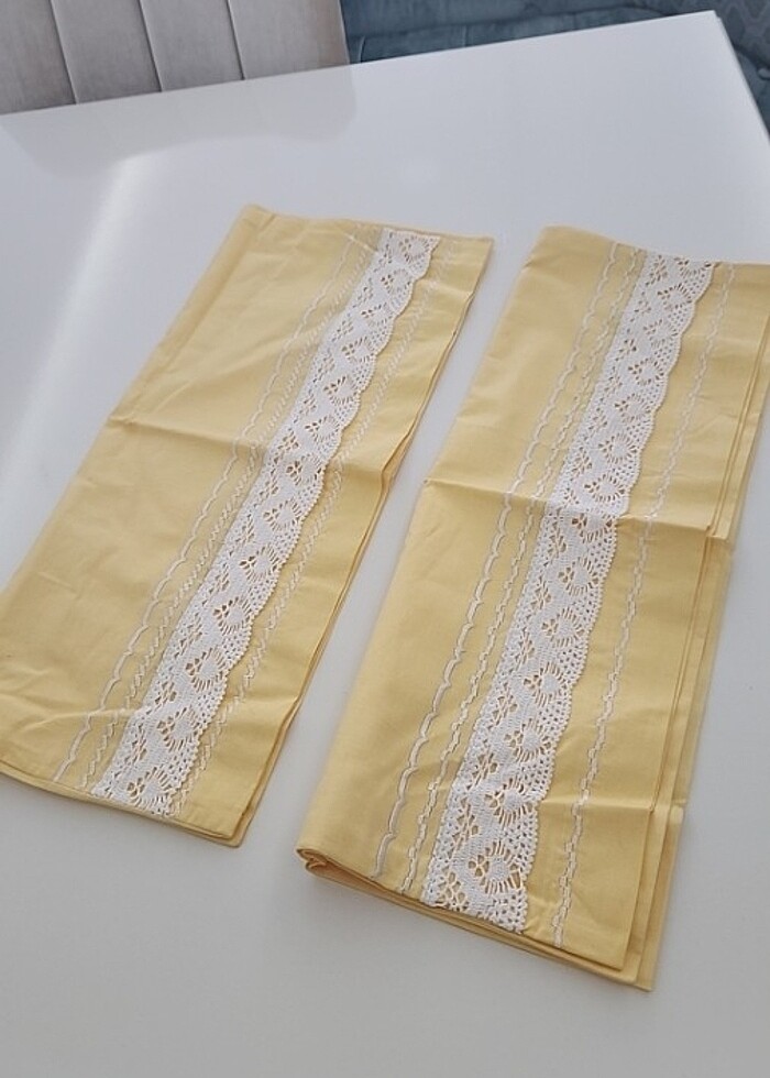 Dantelli yastık kilifi - Görsel 2