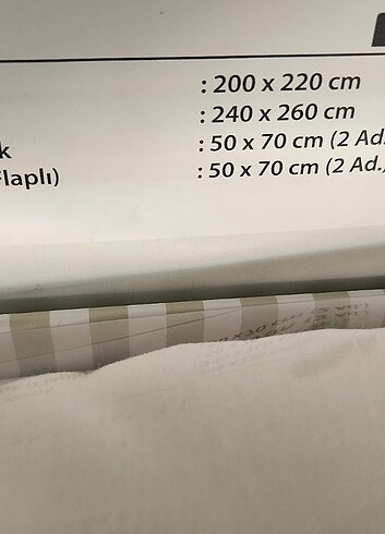 Nakışlı pamuk saten nevresim takimi - Görsel 5