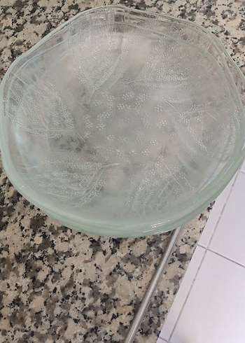 Beyaz Gri Desensiz Modern Tabak - Görsel 4