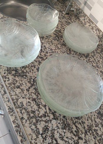 Beyaz Gri Desensiz Modern Tabak - Görsel 5