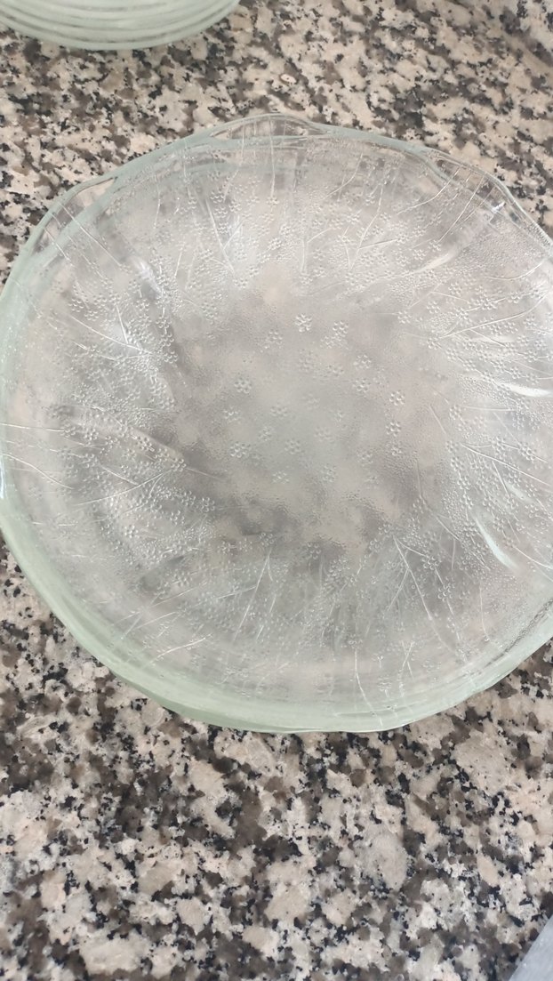 Beyaz Gri Desensiz Modern Tabak - Görsel 3