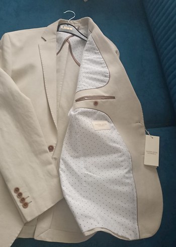 hatemoglu erkek ceket bej renk - Görsel 5