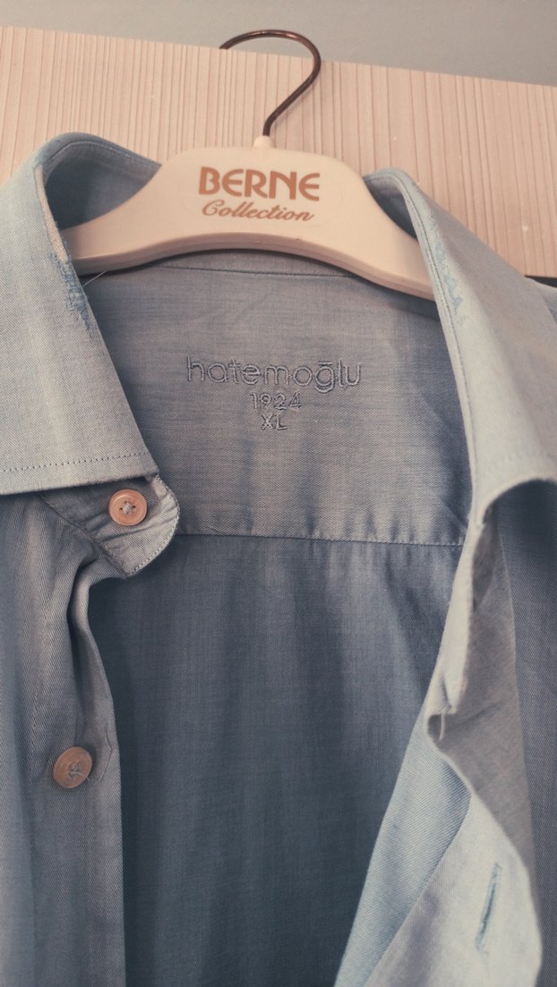 Erkek Beyaz Pamuklu Uzun Kollu Gömlek - Görsel 2