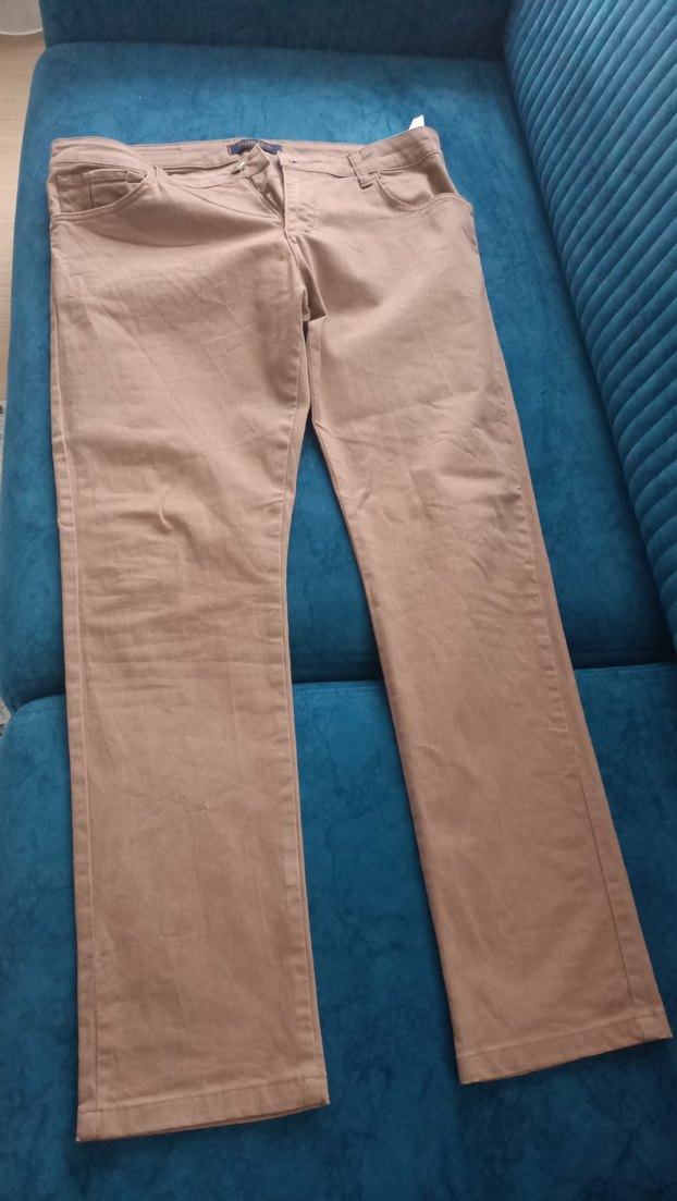 Bej erkek Kumaş Pantolon K - Görsel 2