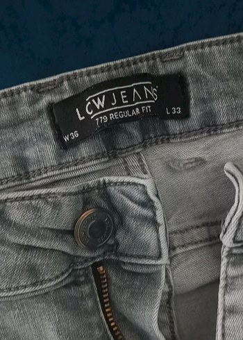 Gri Düğmeli erkek Pantolon - Görsel 2