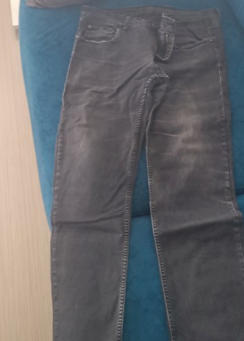 Gri Düğmeli erkek Pantolon - Görsel 4