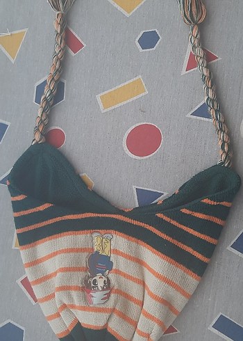 Koyu Renkli Nakışlı Erkek Örgü Atkı - Görsel 5