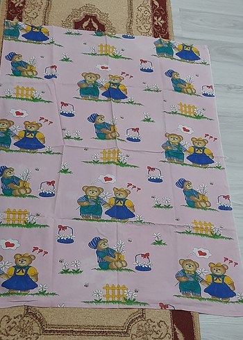 Baskılı Pembe Çocuk Uyku Seti - Görsel 9