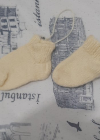 Çocuk Örgü Patik Renkli Tie-Dye Desenli - Görsel 4