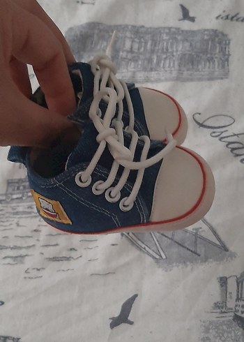 Mavi Denim Erkek Bebek İlk Adım Ayakkabısı - Görsel 2