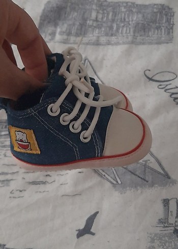 Mavi Denim Erkek Bebek İlk Adım Ayakkabısı - Görsel 5
