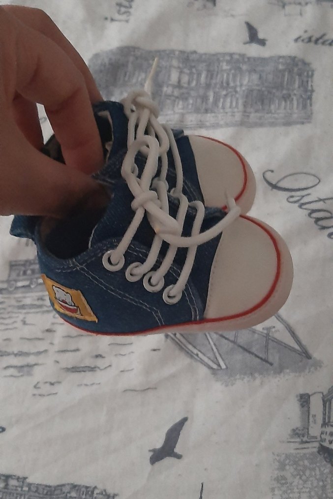 Mavi Denim Erkek Bebek İlk Adım Ayakkabısı - Görsel 2