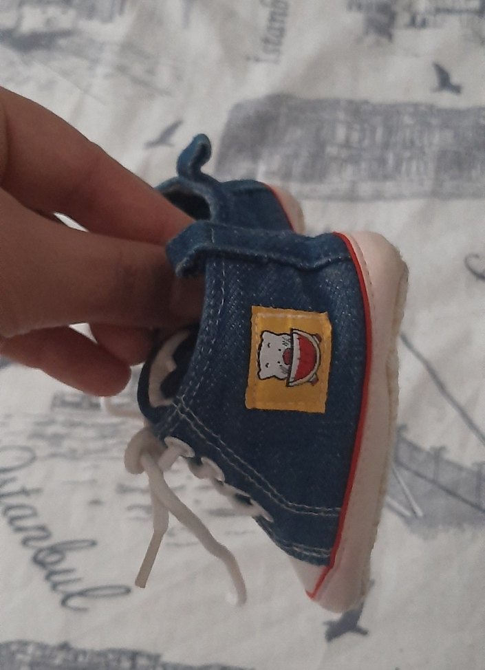 Mavi Denim Erkek Bebek İlk Adım Ayakkabısı - Görsel 4