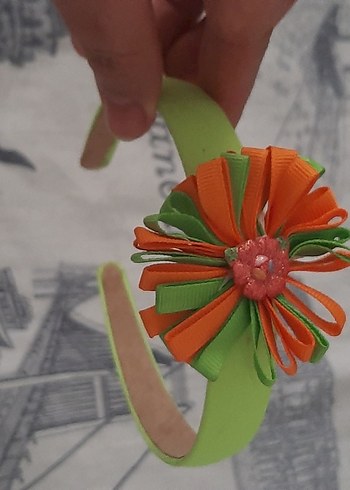 Renkli Yılan Desenli Kurdeleli Çocuk Taç - Görsel 5