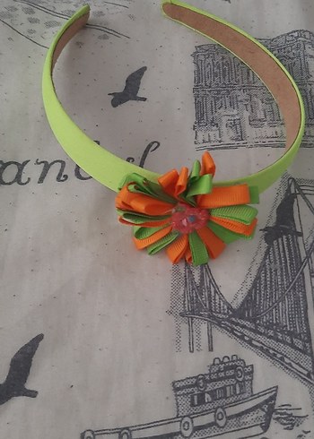 Renkli Yılan Desenli Kurdeleli Çocuk Taç - Görsel 3