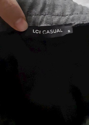 Gri Rahat Kesim Fermuarlı Erkek Eşofman Altı - Görsel 5