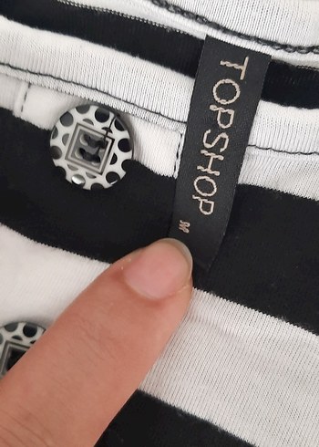 Çizgili Piliseli Midi Hamile tunik - Görsel 4