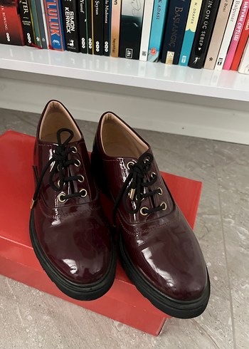 Diğer Bordo Rugan Kadın Klasik Ayakkabı