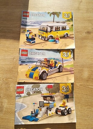 lego günışığı sörfçü minibüsü 31079