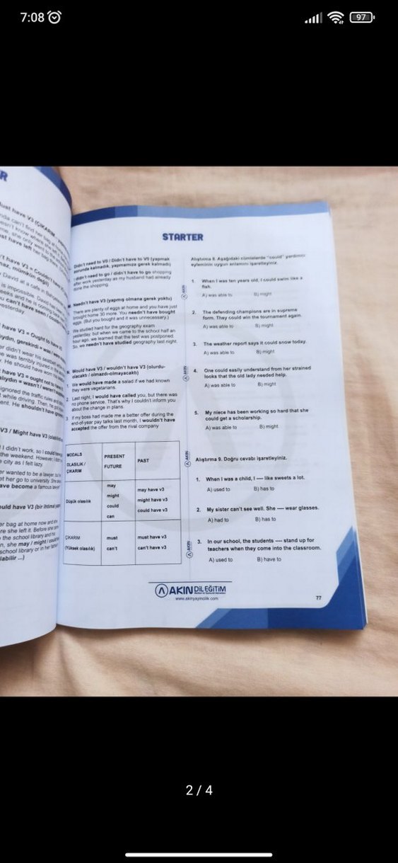 Starter YDS ve YÖKDİL İngilizce Dilbilgisi Kitabı - Görsel 2
