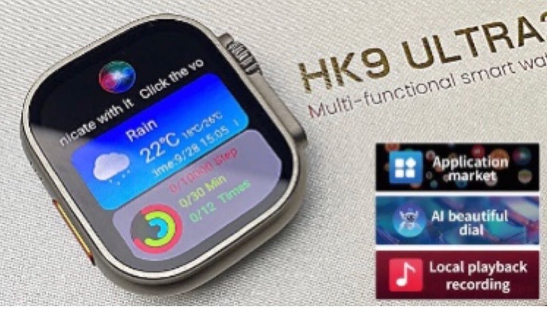 Turuncu HK9 Ultra2 Akıllı Saat - Görsel 3