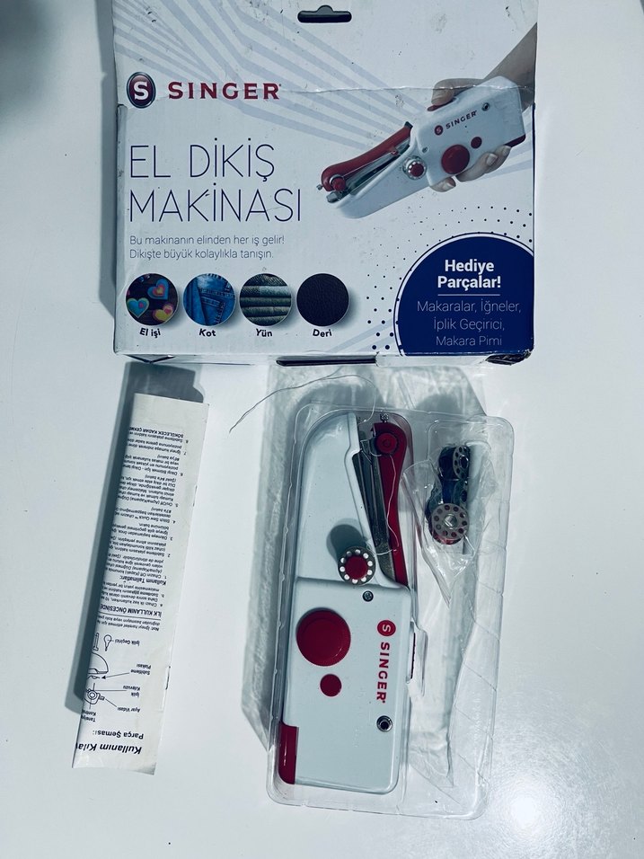 Singer El Dikiş Makinesi Beyaz - Görsel 3