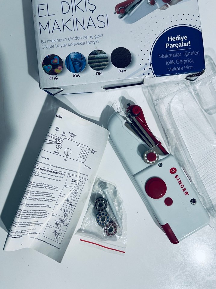 Singer El Dikiş Makinesi Beyaz - Görsel 4