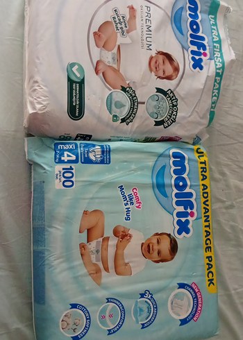 Molfix Maxi 4 Bebek Bezi 100'lü Ultra Avantaj Paketi