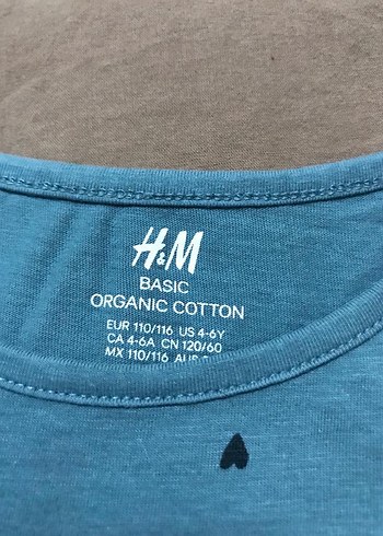 4-6 yaş Kız Çocuk Mavi Uzun Kollu Fırfırlı Tişört - Görsel 2