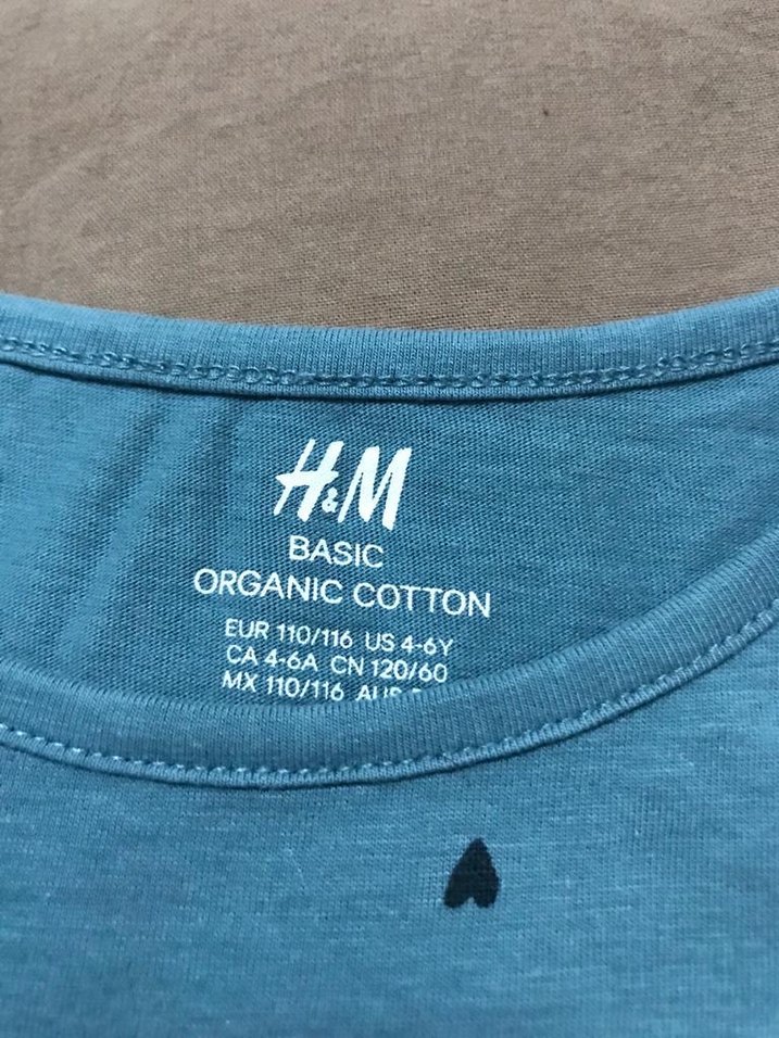 4-6 yaş Kız Çocuk Mavi Uzun Kollu Fırfırlı Tişört - Görsel 2