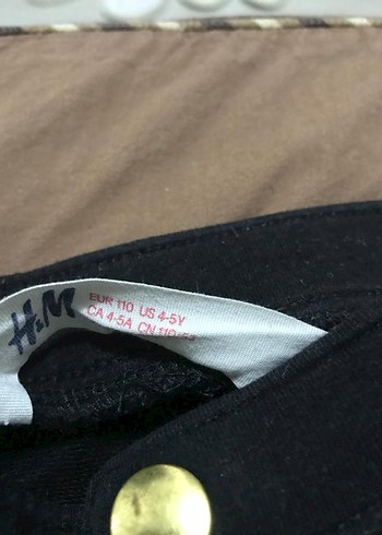 4-5 yaş kız Çocuk Elastik Bel Pantolon tayt - Görsel 2