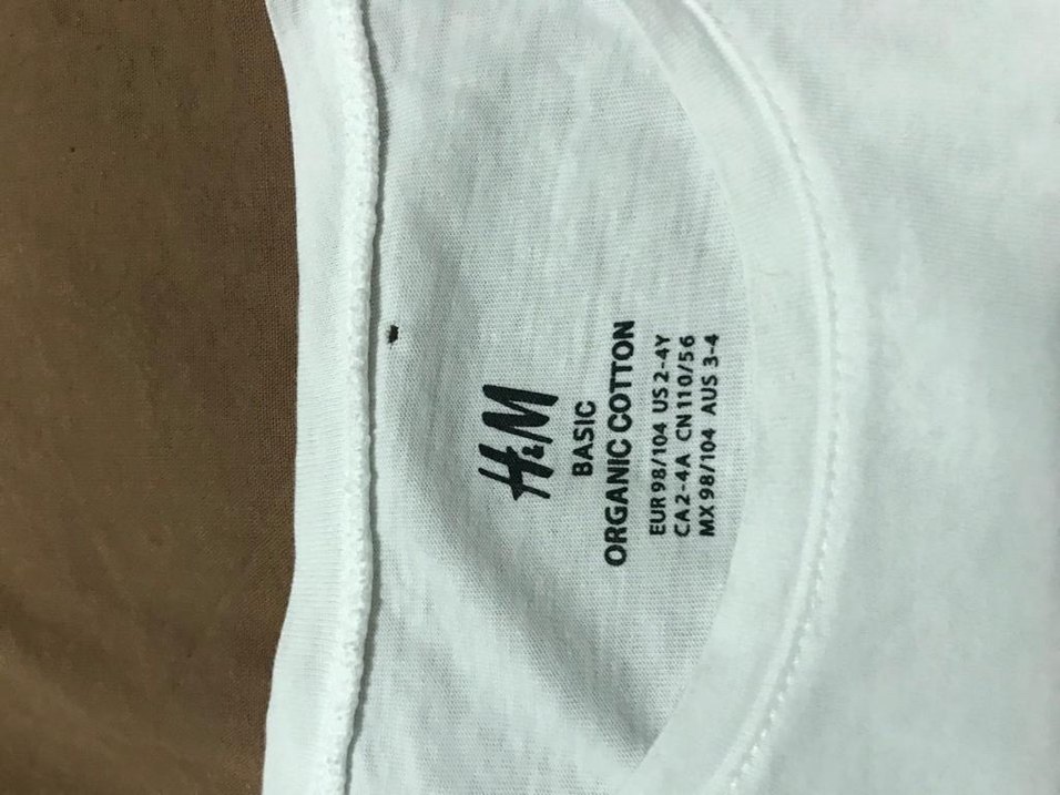 2-4 Beyaz Çocuk İçlik Tişört - Görsel 2