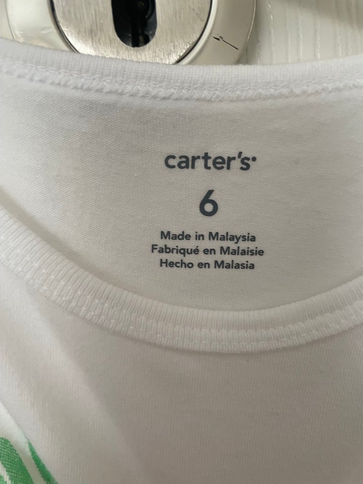 6 yaş, Beyaz Kız Çocuk Baskılı Kısa Kollu Tişört - Görsel 4