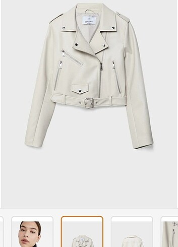 Stradivarius Biker Deri Ceket 