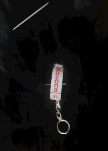 Siyah Kapüşonlu Midi Kadın kalın polar kaban - Görsel 14