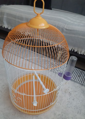 Turuncu Renkli Kuş Kafesi - Görsel 11