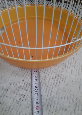 Turuncu Renkli Kuş Kafesi - Görsel 8