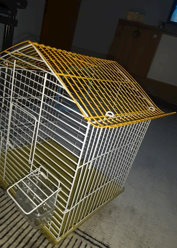 Sarı Küçük Evcil Hayvan Kafesi - Görsel 8