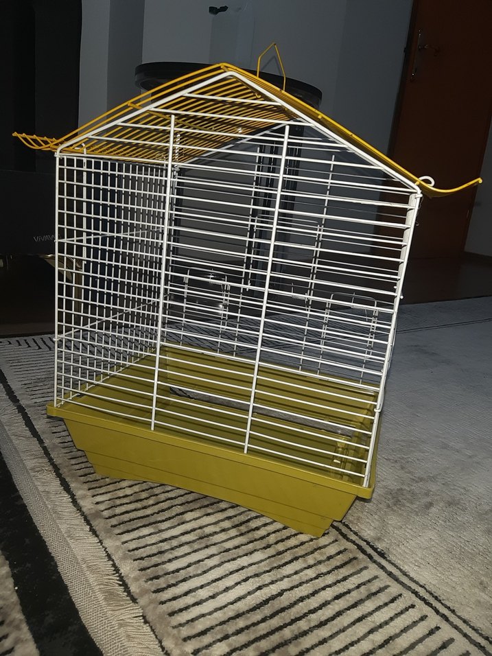 Sarı Küçük Evcil Hayvan Kafesi - Görsel 5