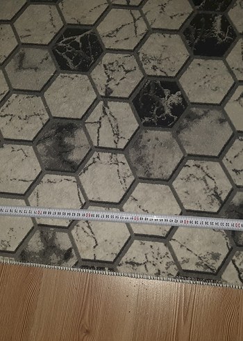 Gri Yılan Desenli Modern Halı - Görsel 6