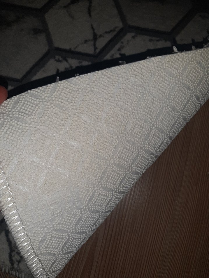 Gri Yılan Desenli Modern Halı - Görsel 4