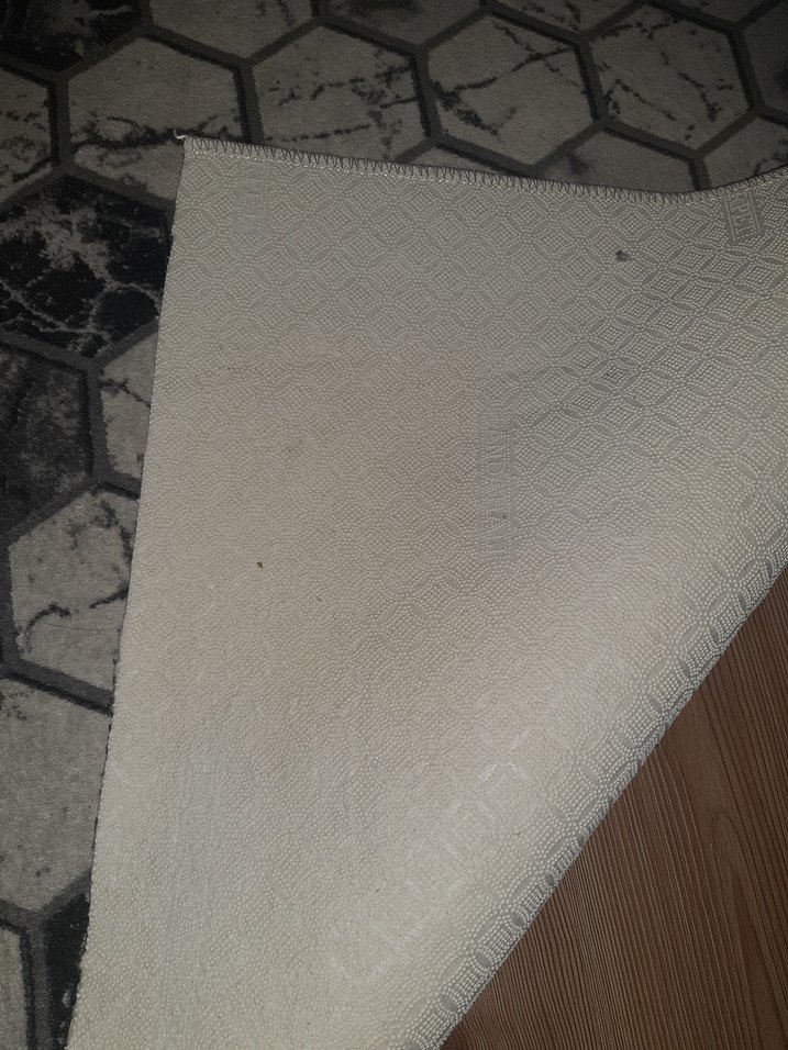 Gri gemetrik Desenli Modern Halı - Görsel 5